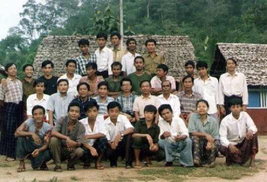 Group photo of Burma Lawyers' Council members in early years