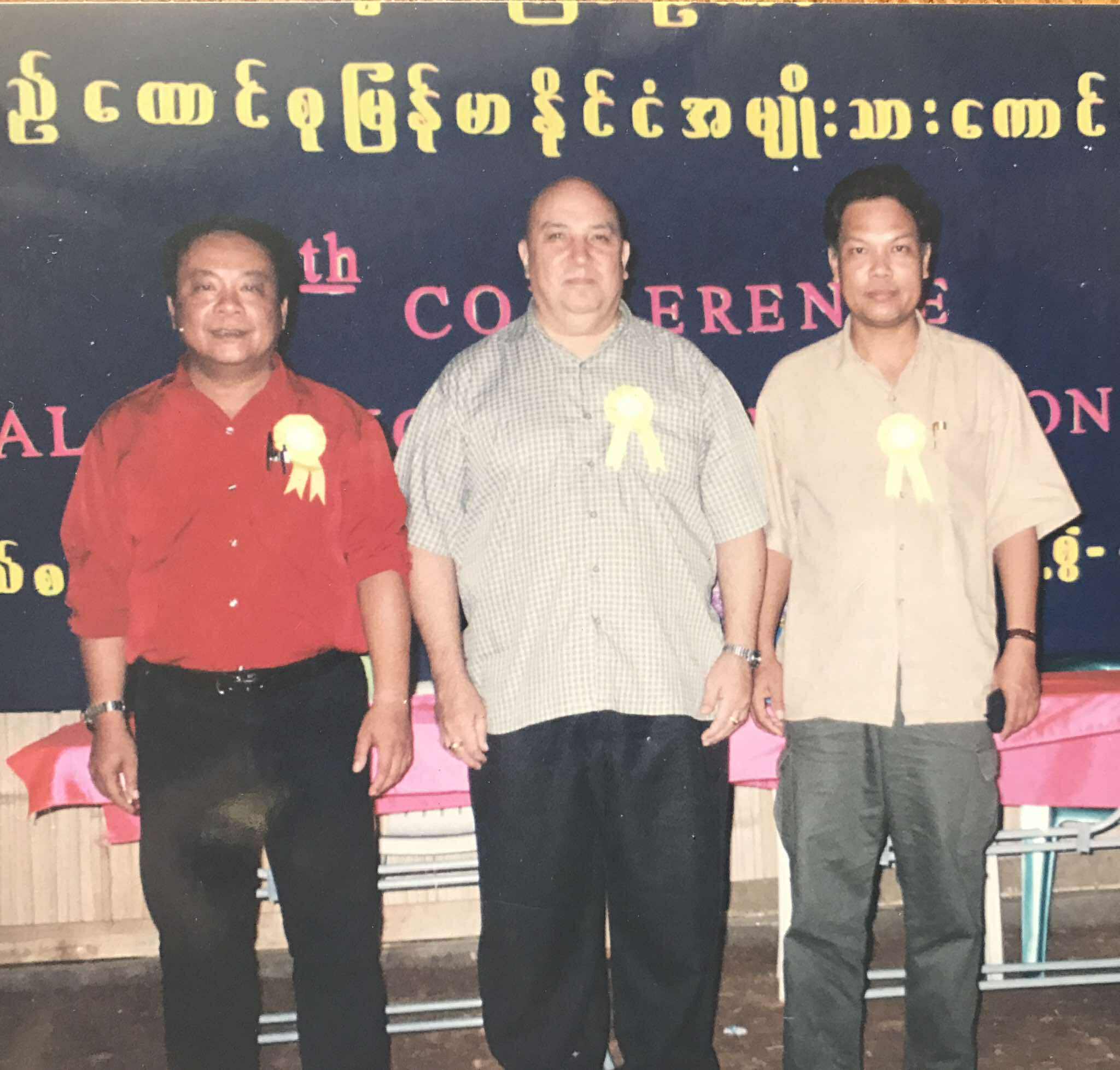 Group photo of Burma Lawyers' Council members in early years